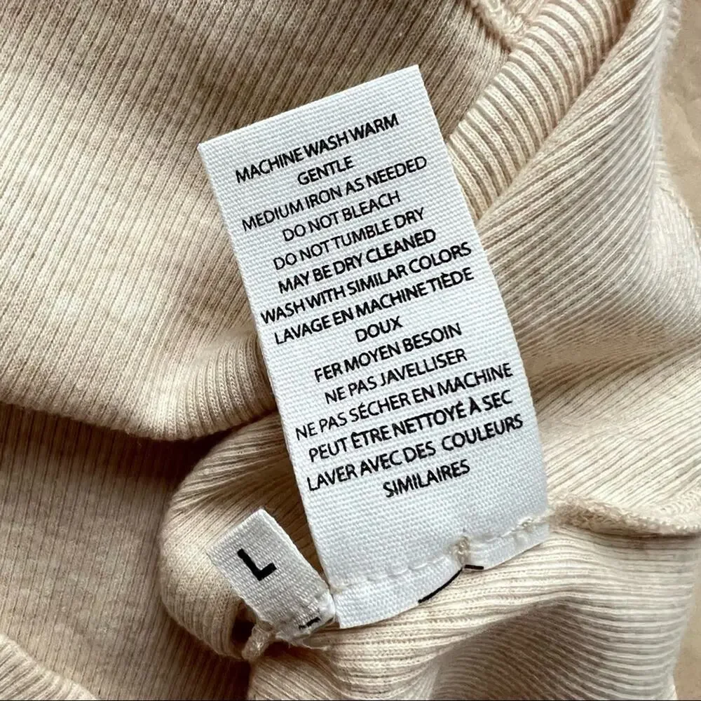 Ulla Johnson Joanne Oatmeal Long Puff Sleeve Pullover Top Women’s Medium - Picture 12 of 13